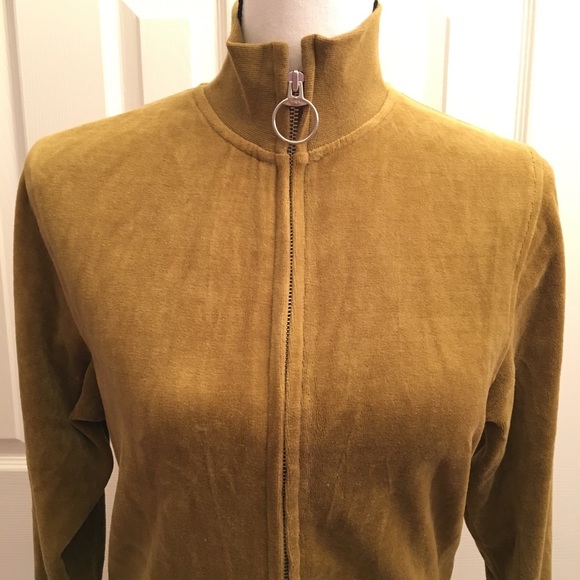 Essence velour velvet leisure suit citrine mustard - Picture 7 of 8